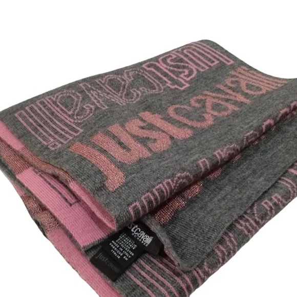 Roberto Cavalli Wool Intarsia-Knit Scarf - Picture 4 of 11